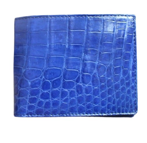 The Half Alligator Leather Bifold Wallet