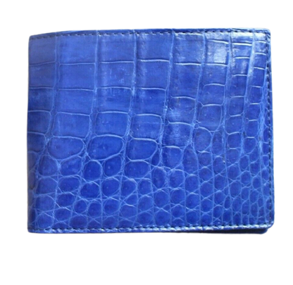 The Half Alligator Leather Bifold Wallet