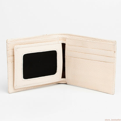 The Half Alligator Leather Bifold Wallet