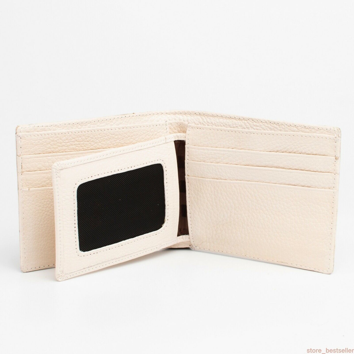 The Half Alligator Leather Bifold Wallet