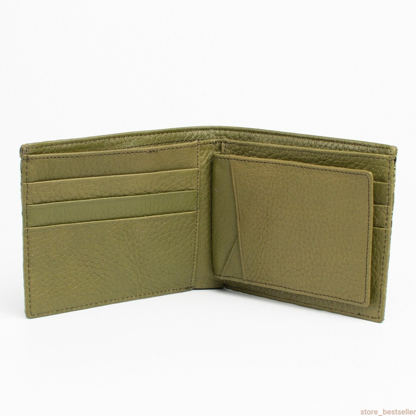 The Half Alligator Leather Bifold Wallet