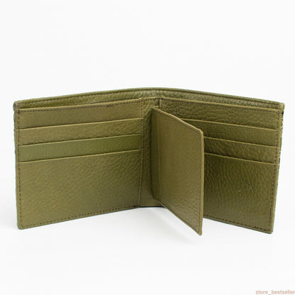 The Half Alligator Leather Bifold Wallet